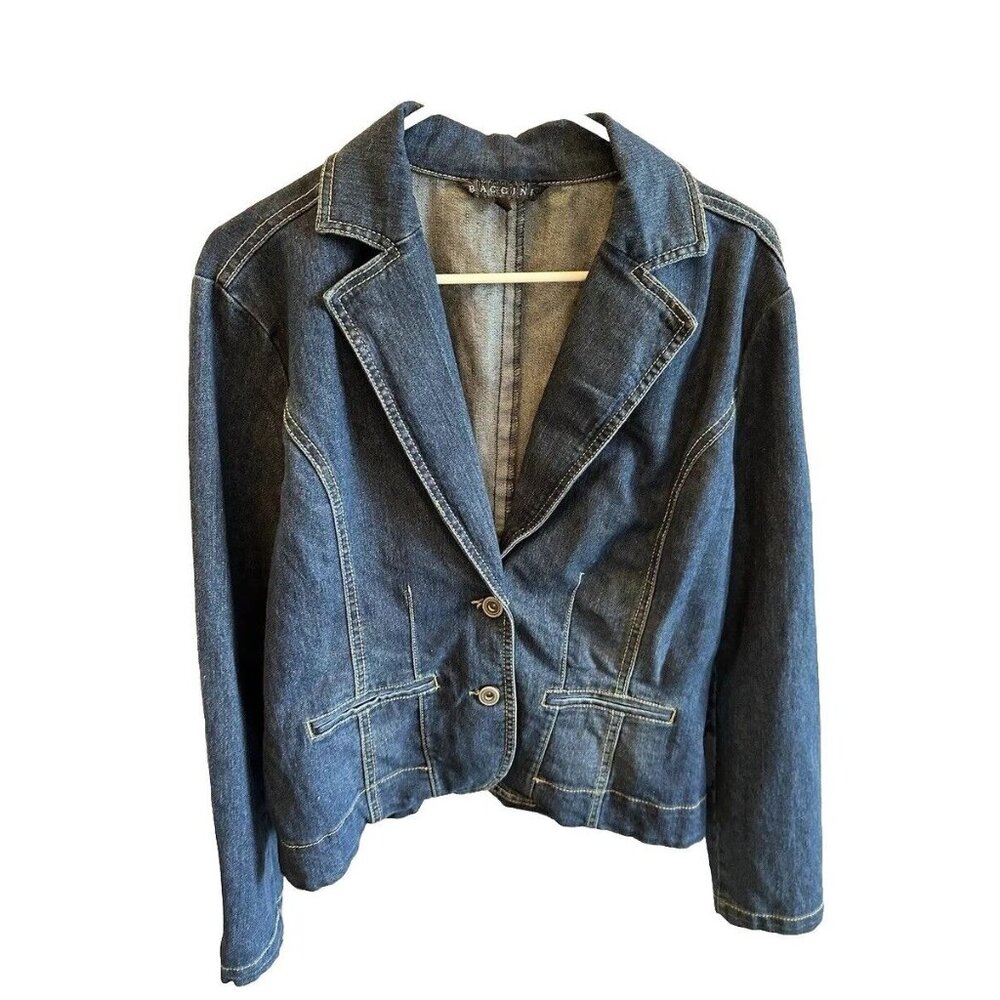 Baccini Dark Blue Denim Jacket